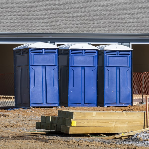 do you offer hand sanitizer dispensers inside the porta potties in Transfer PA